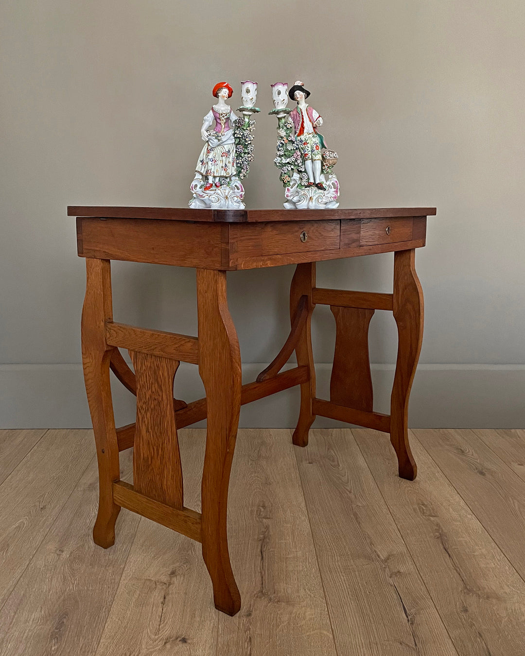 Arts and Crafts Oak Side Table c. 1910 ANTIQUE