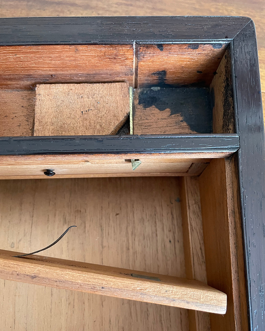 Rosewood Writing Slope & Secret Drawers Campaign Style 1850's ANTIQUE