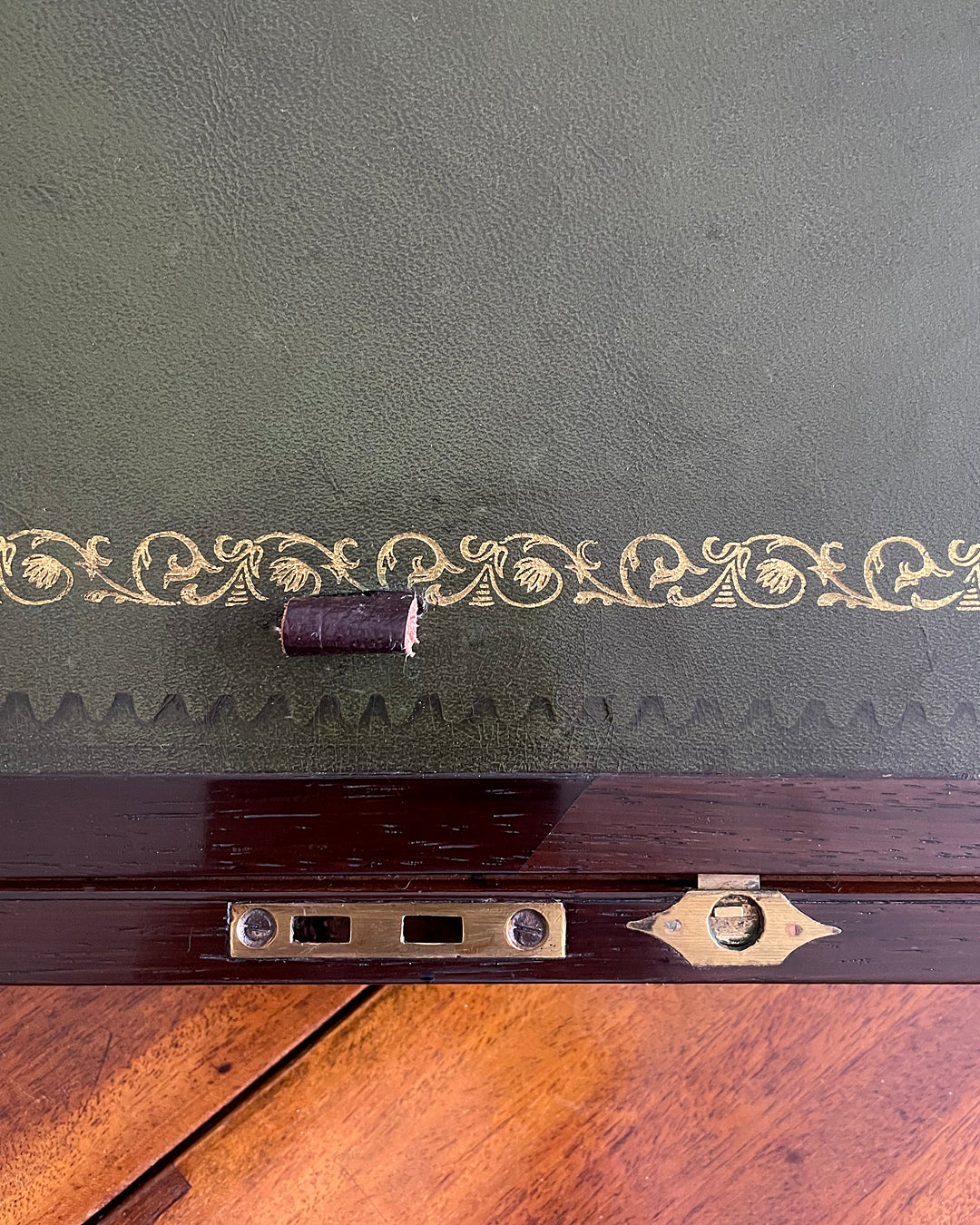 Rosewood Writing Slope & Secret Drawers Campaign Style 1850's ANTIQUE
