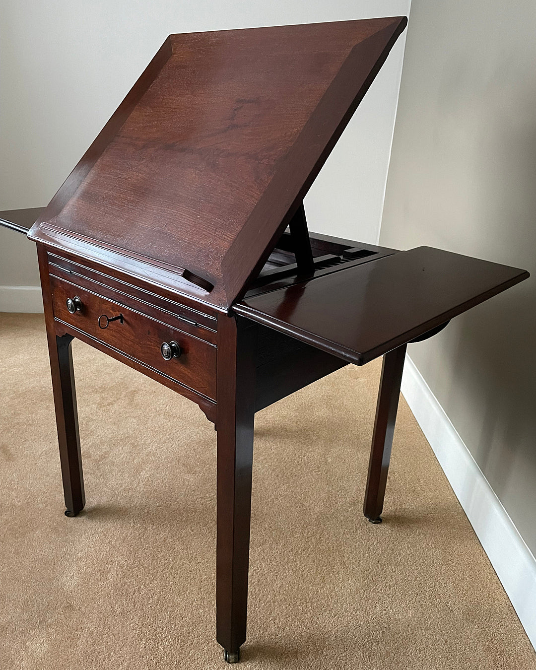 Georgian Draughtsman Table Or Architect's Desk 18th Century ANTIQUE