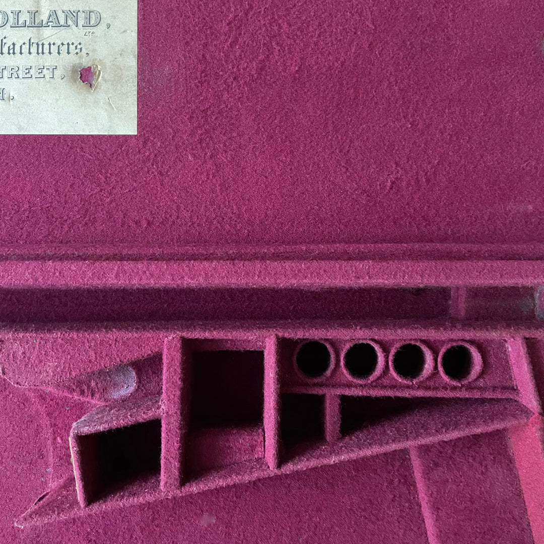 Holland & Holland Leather Bound Double Shotgun Case ANTIQUE