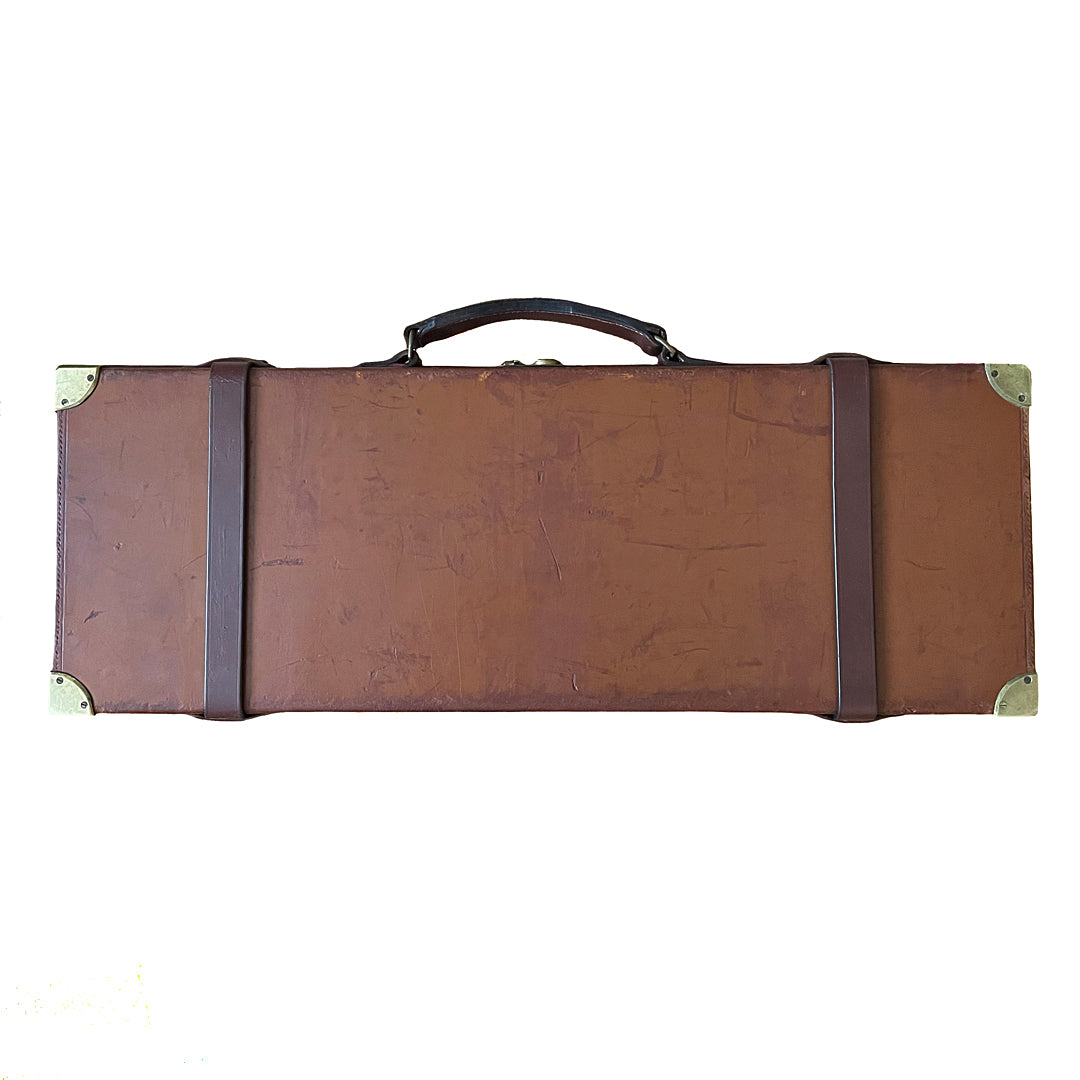 Holland & Holland Leather Bound Double Shotgun Case ANTIQUE