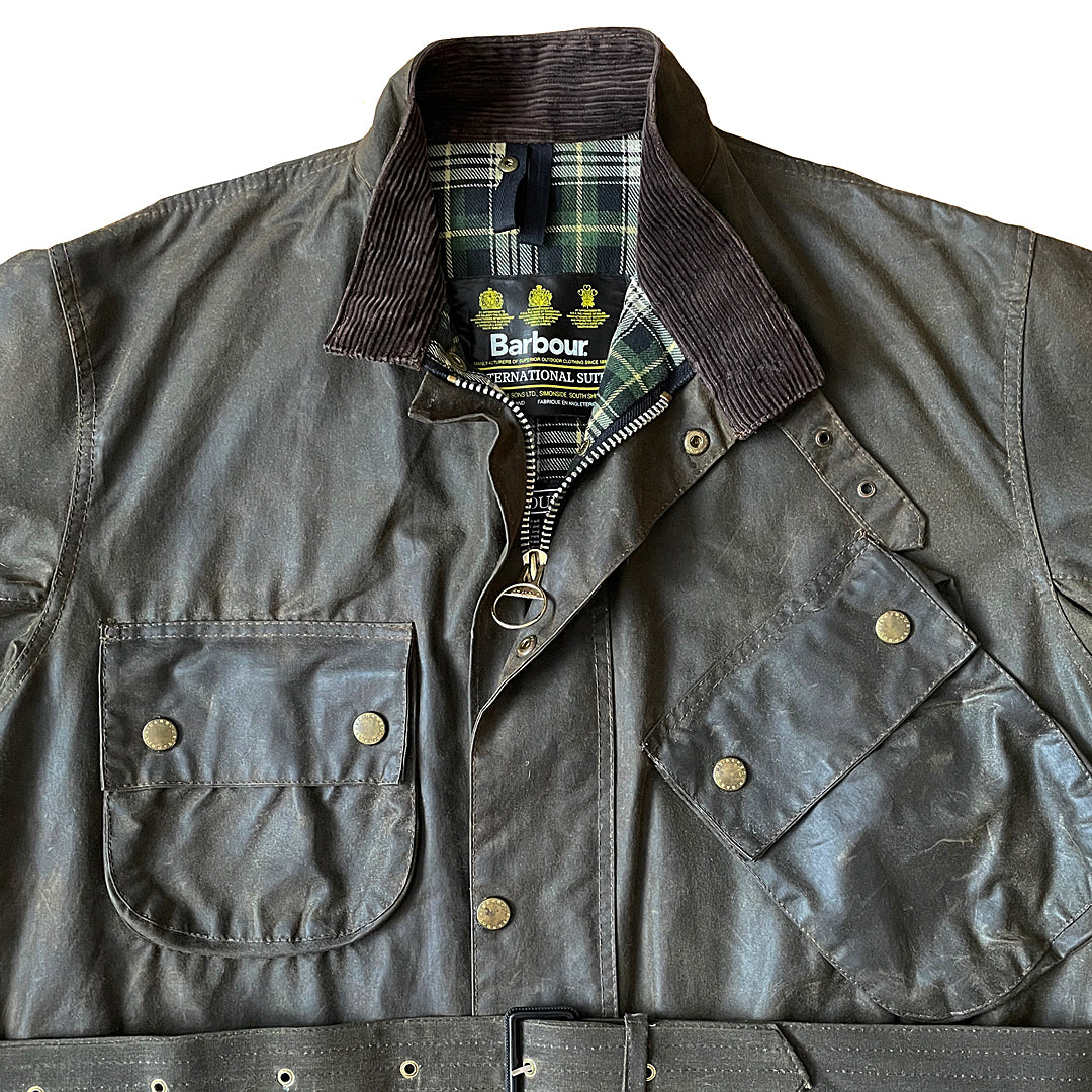 DEADSTOCK! Barbour NATO international　46 Barbour NATO M12 International Waxed Jacket Olive Green 46
