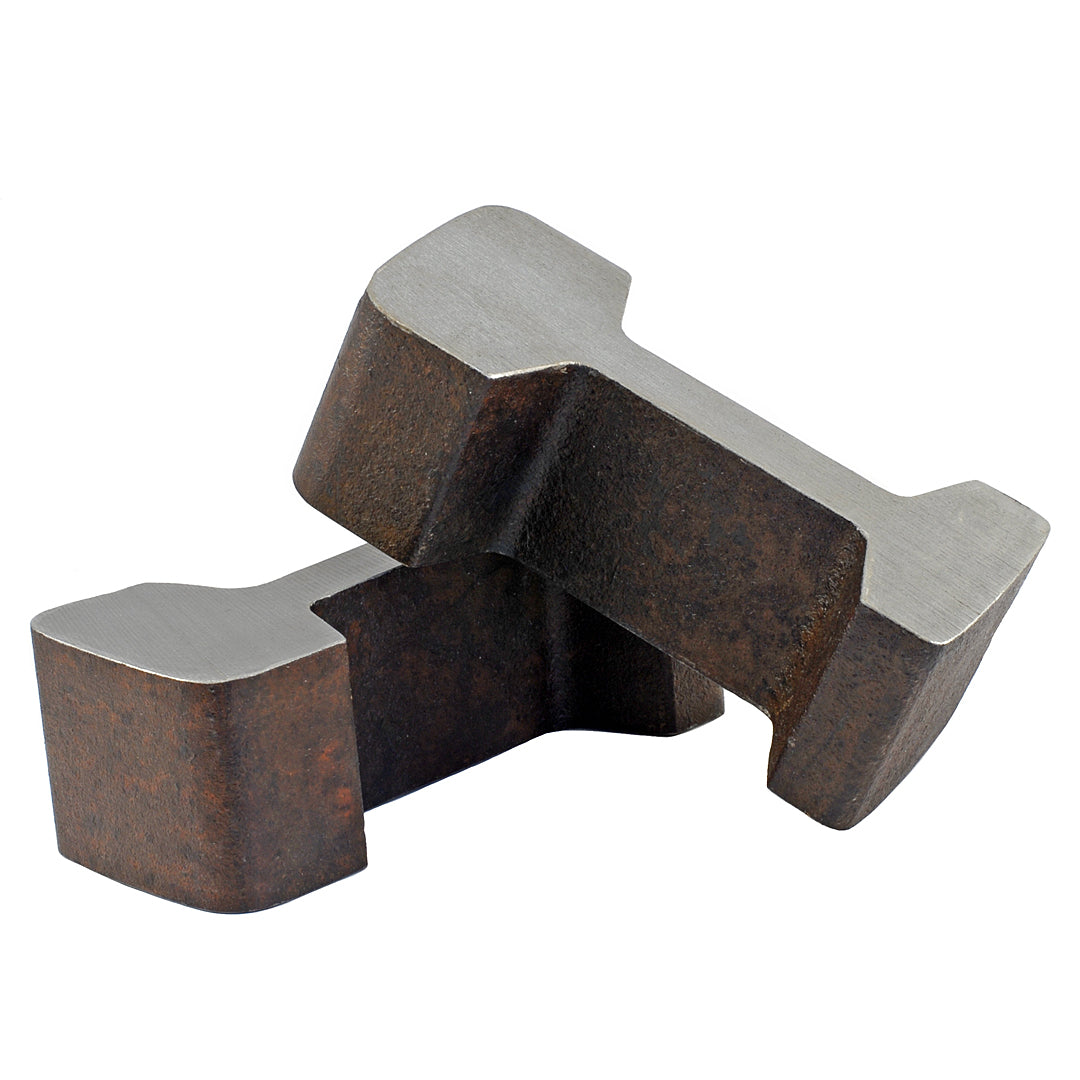 Pair Of Bookends Reclaimed Railway Track Weathered Finish VINTAGE
