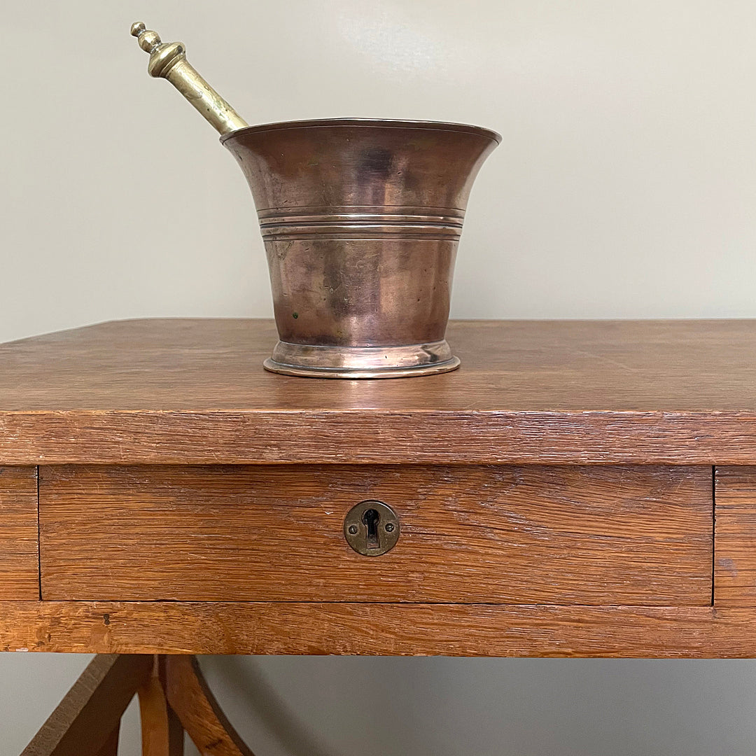 Georgian Bronze Pestle And Mortar c. 1780's ANTIQUES