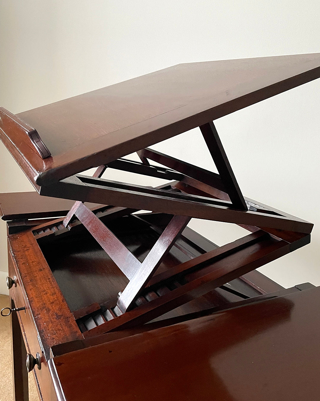 Georgian Draughtsman Table Or Architect's Desk 18th Century ANTIQUE