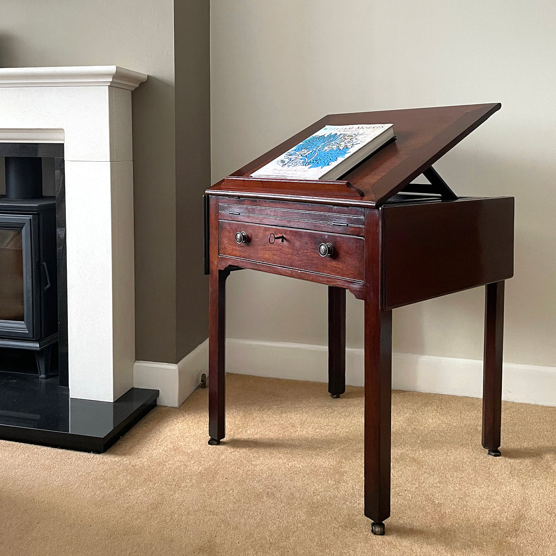 Georgian Draughtsman Table Or Architect's Desk 18th Century ANTIQUE