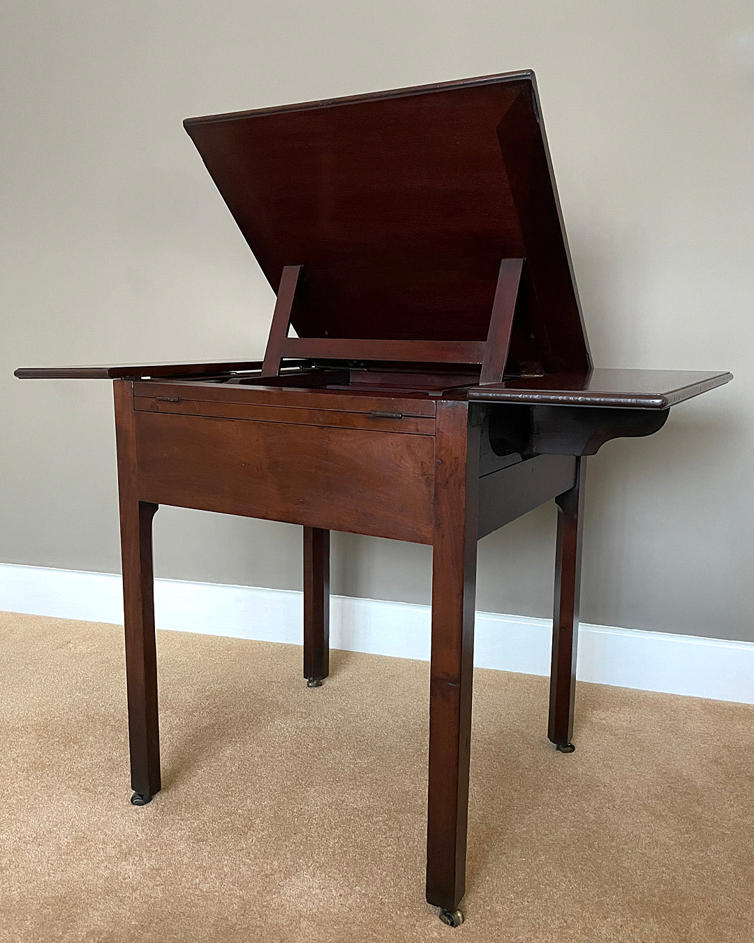 Georgian Draughtsman Table Or Architect's Desk 18th Century ANTIQUE