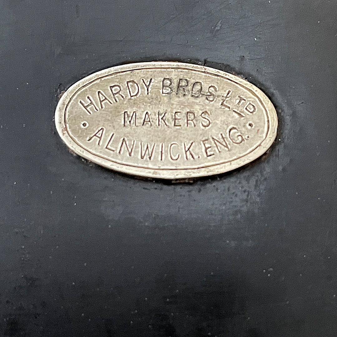 Hardy Bros Alnwick Black Japanned Dry Fly Fishing Box & Flies ANTIQUE