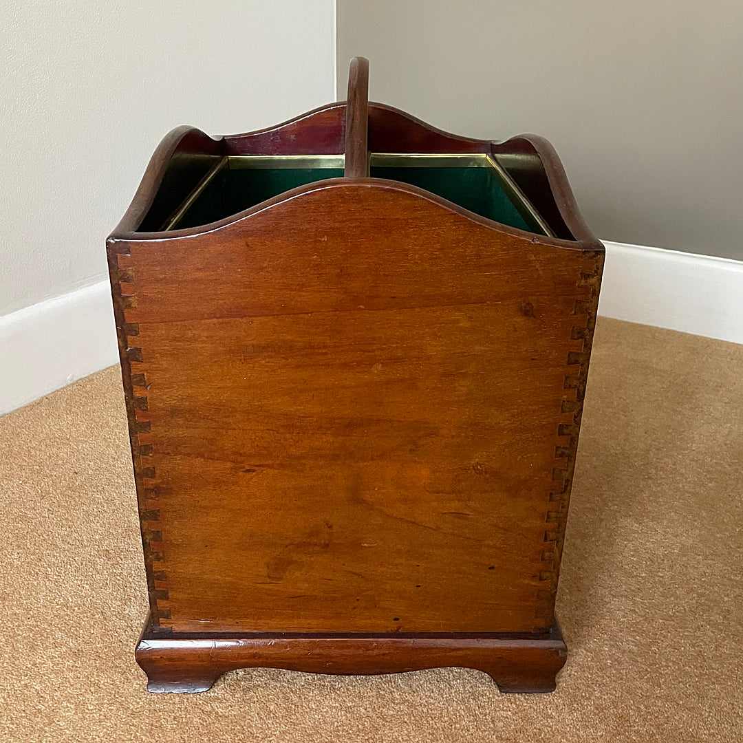 Country House Canterbury Storage Box Georgian Style 1900's ANTIQUE