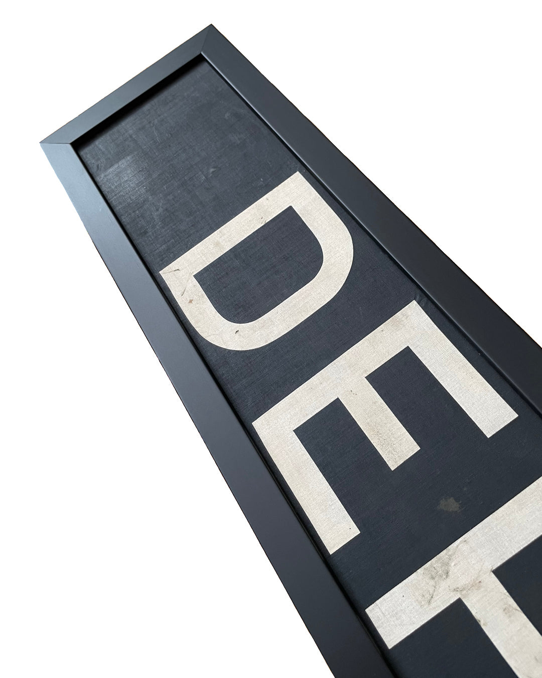 Framed Original Bus Blind DEPOT Destination Sign 1950's VINTAGE