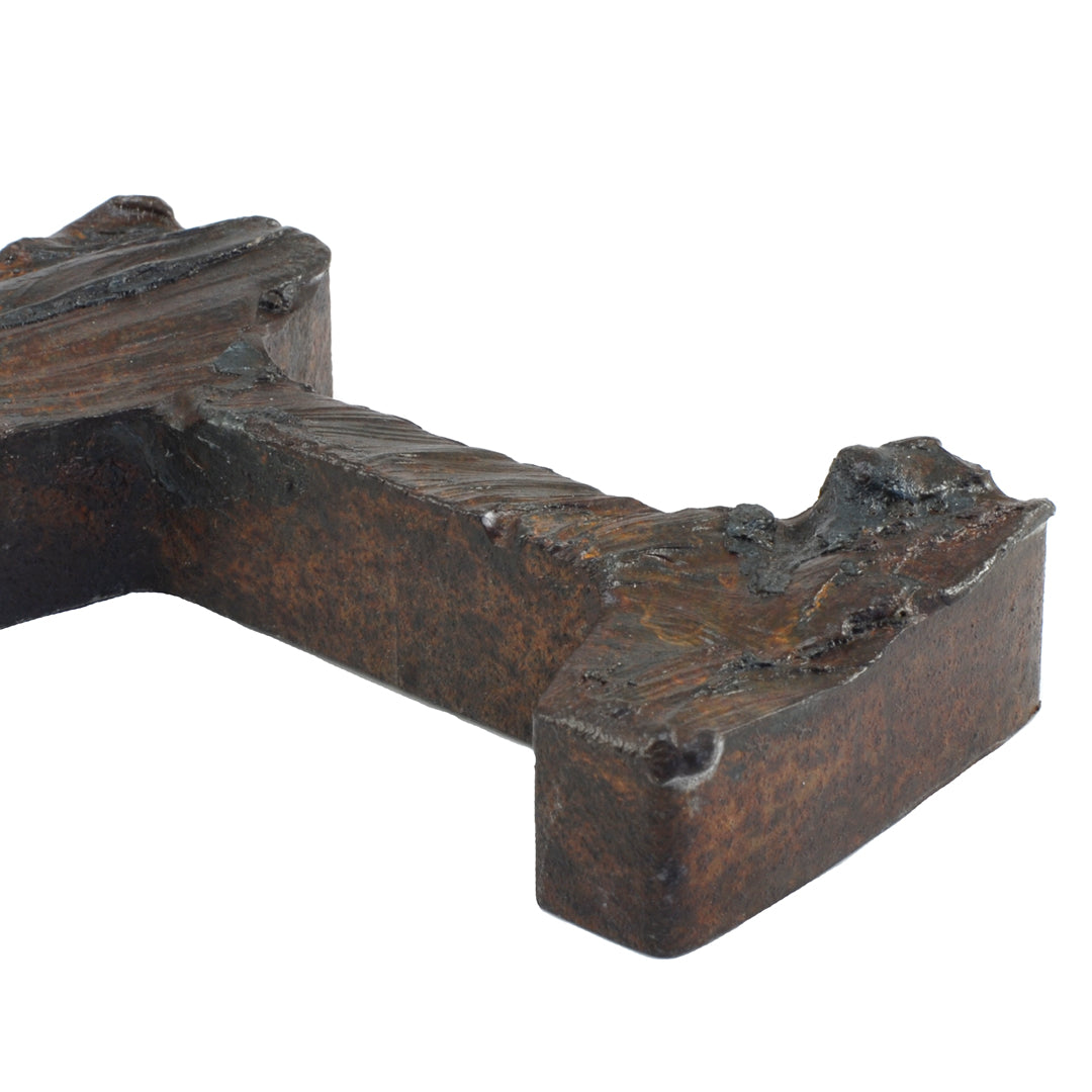 Paperweight Reclaimed Railway Track Weathered Finish VINTAGE