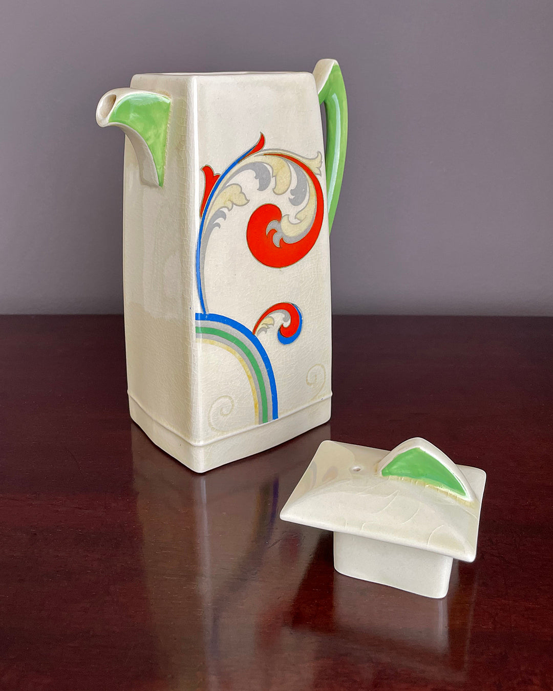 Royal Doulton Syren Duveen Coffee Set For Six Art Deco 1930's VINTAGE