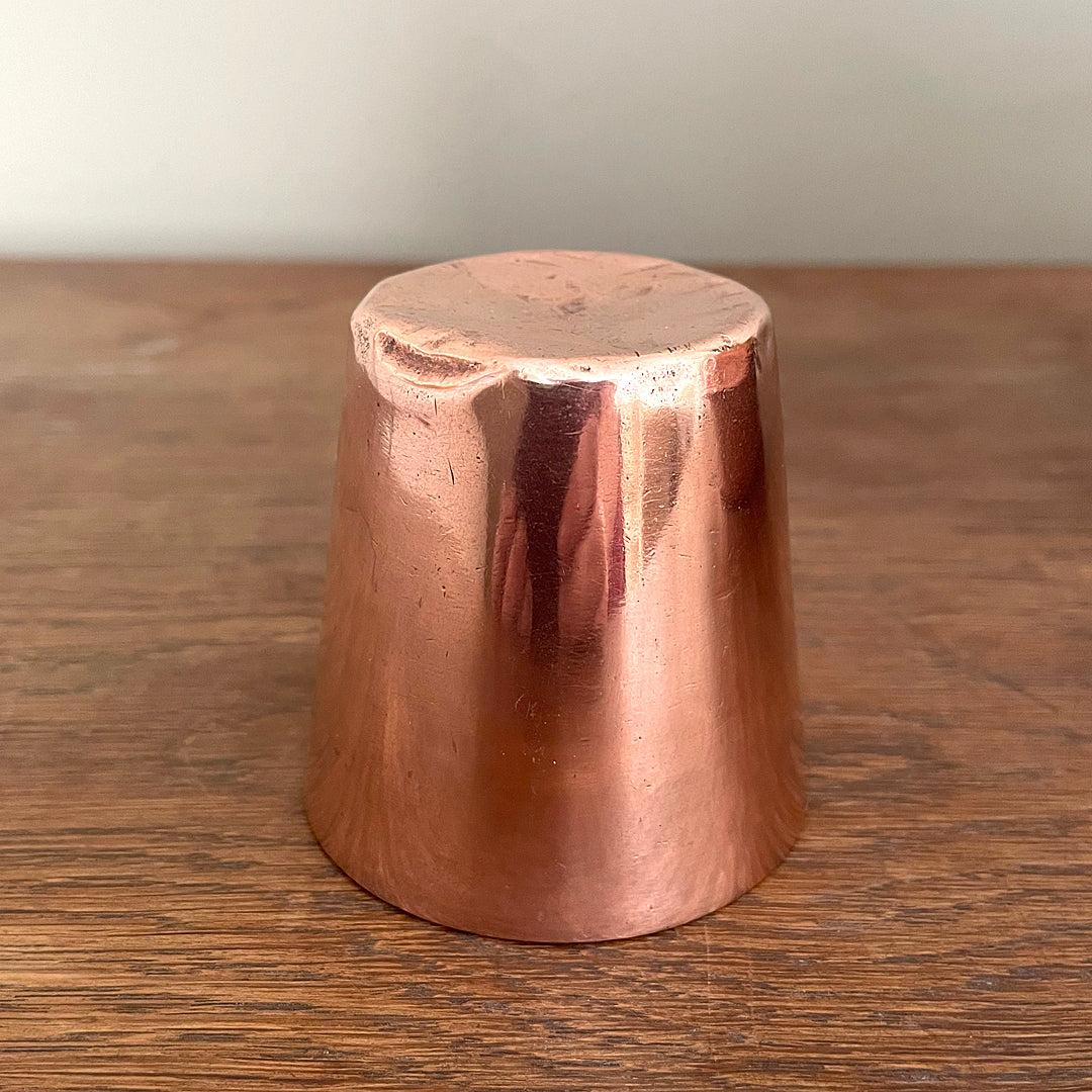 Set of Miniature Dariole Copper Moulds Early 20th Century ANTIQUE