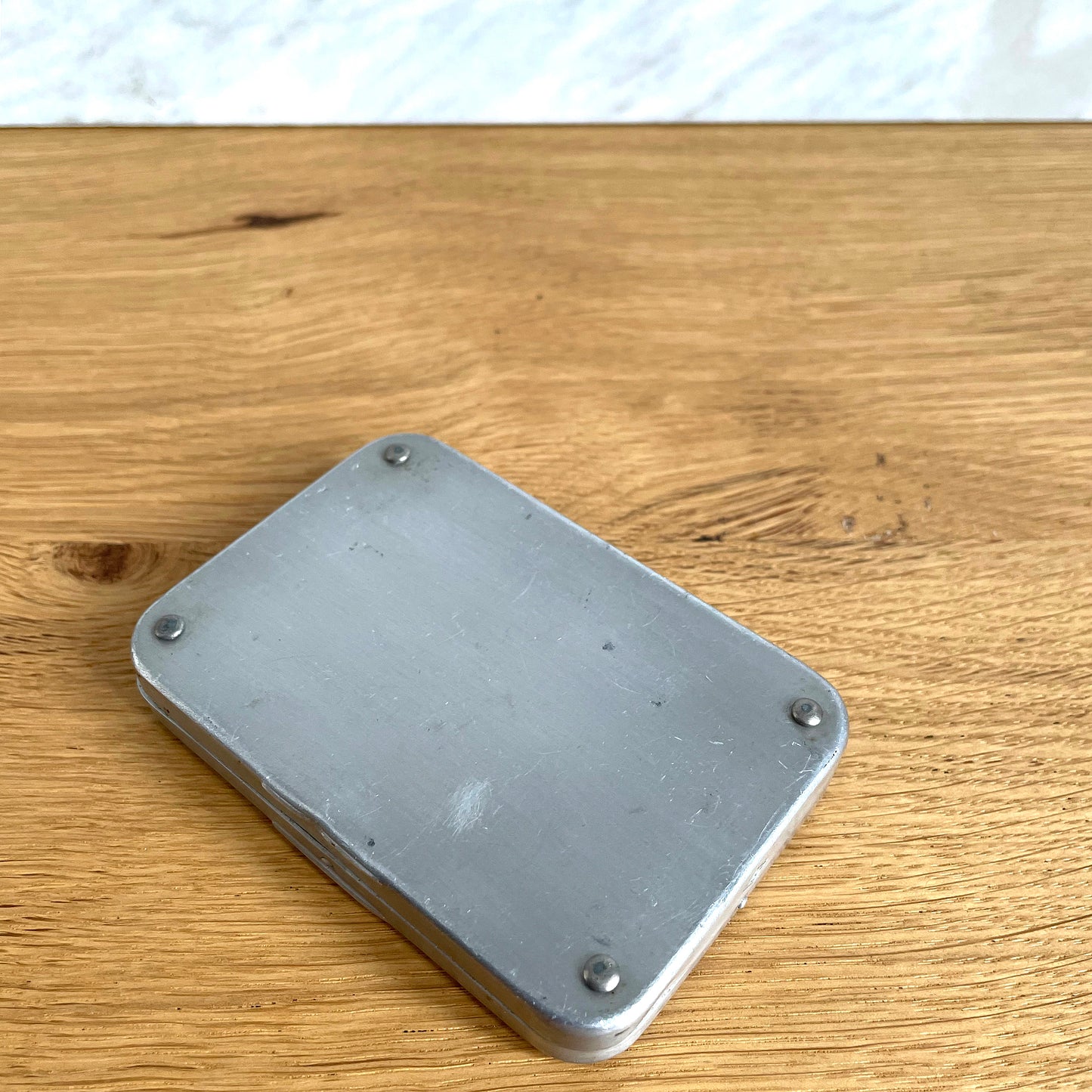 Wheatley Fly Fishing Box & Flies Aluminium 3.5 x 2.5" 1960's VINTAGE