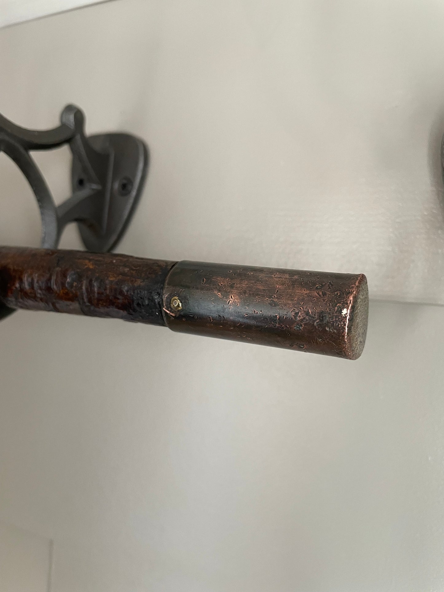 A Blackthorn Walking Stick Knob Handle Length 85cm / 33.5" VINTAGE