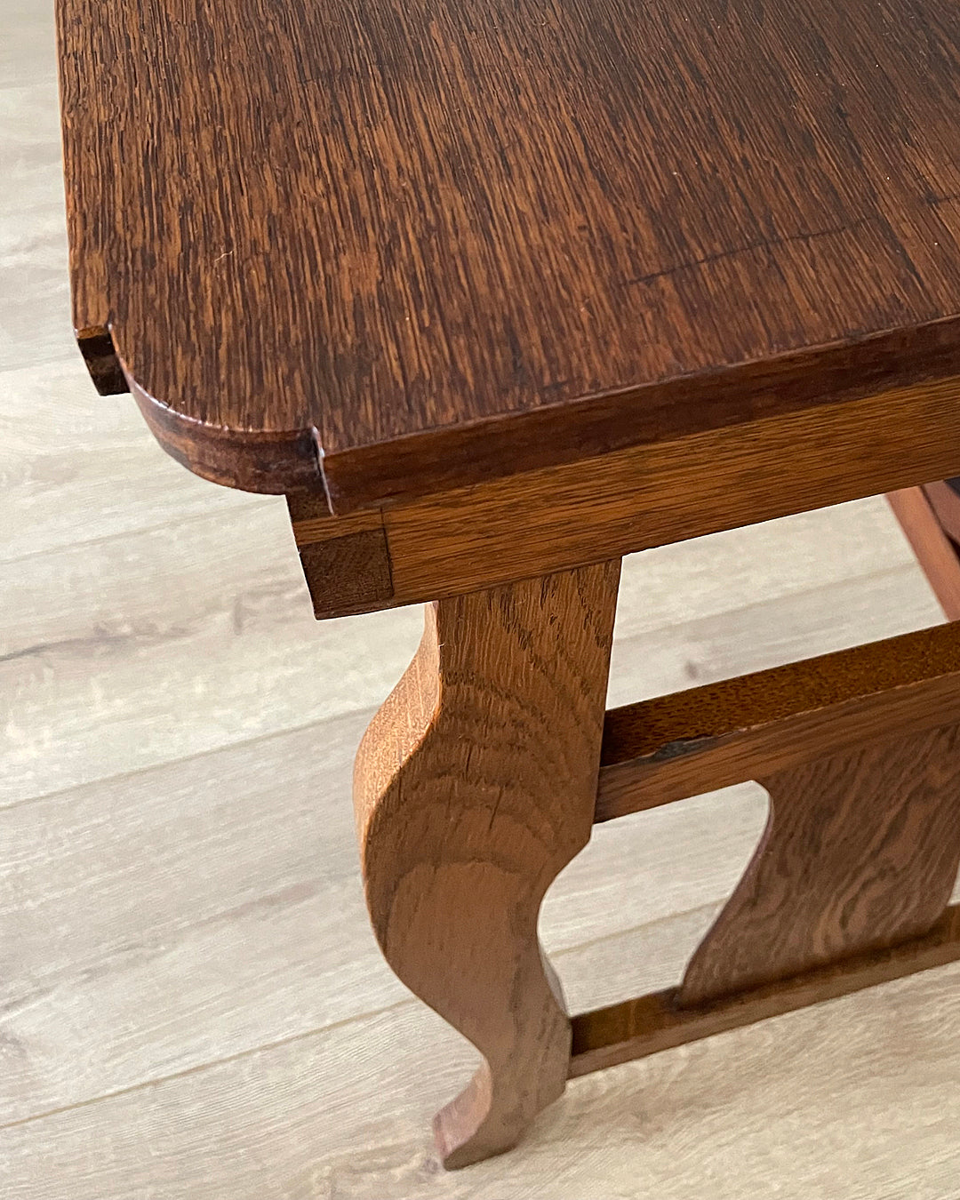 Arts and Crafts Oak Side Table c. 1910 ANTIQUE