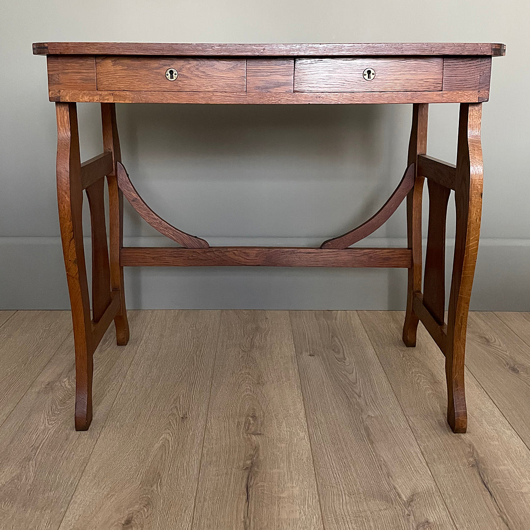 Arts and Crafts Oak Side Table c. 1910 ANTIQUE