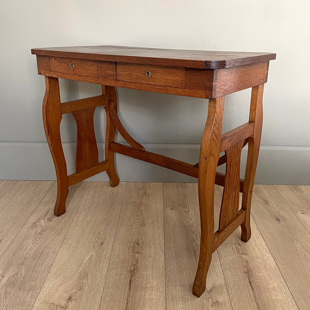 Arts and Crafts Oak Side Table c. 1910 ANTIQUE