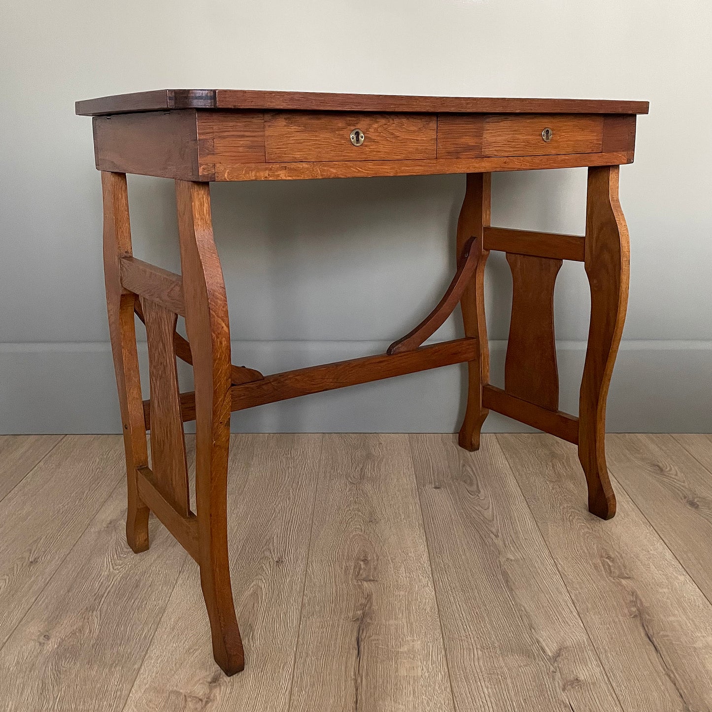 Arts and Crafts Oak Side Table c. 1910 ANTIQUE