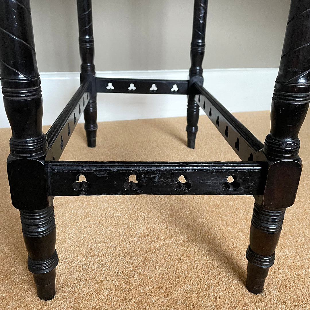 Collinson & Lock EW Godwin Aesthetic Movement Ebonised Desk ANTIQUE