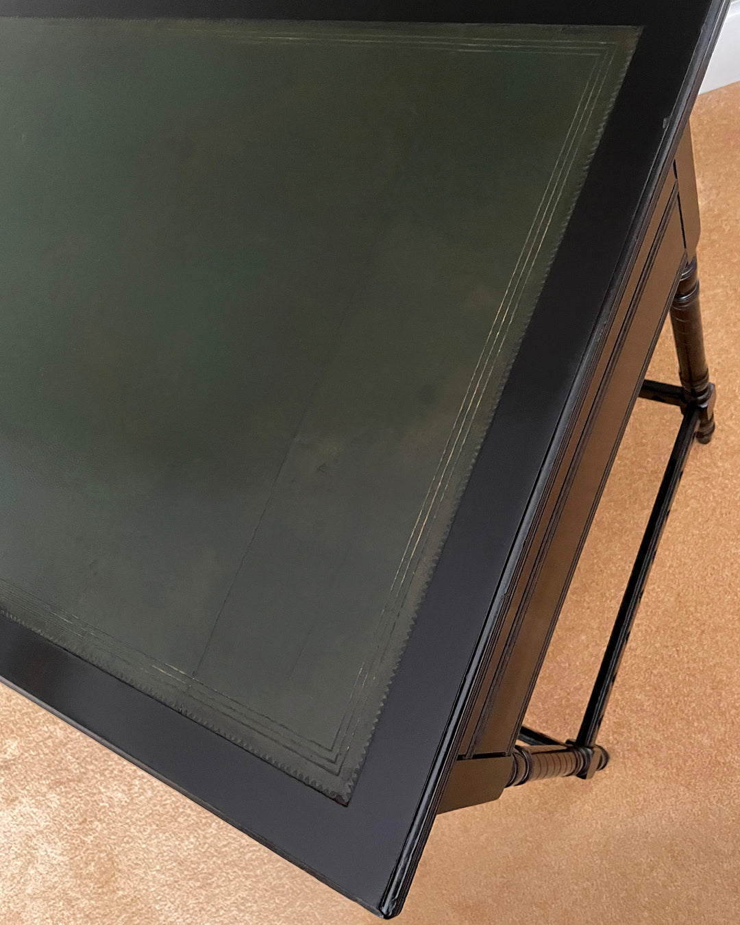Collinson & Lock EW Godwin Aesthetic Movement Ebonised Desk ANTIQUE