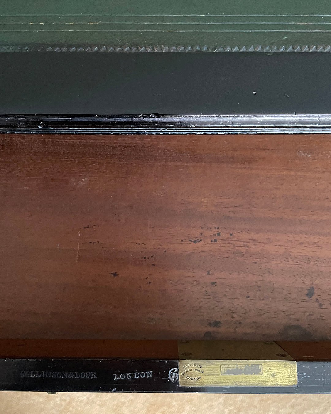 Collinson & Lock EW Godwin Aesthetic Movement Ebonised Desk ANTIQUE