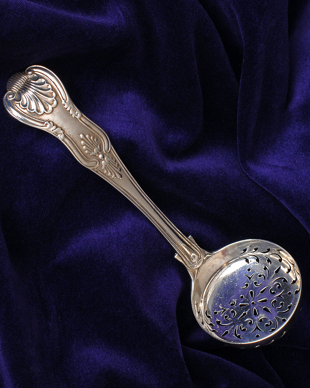 Sterling Silver Sugar Sifter George Adams London 1862 ANTIQUE