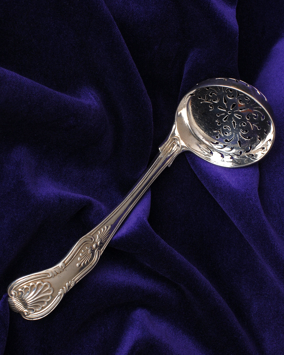Sterling Silver Sugar Sifter George Adams London 1862 ANTIQUE