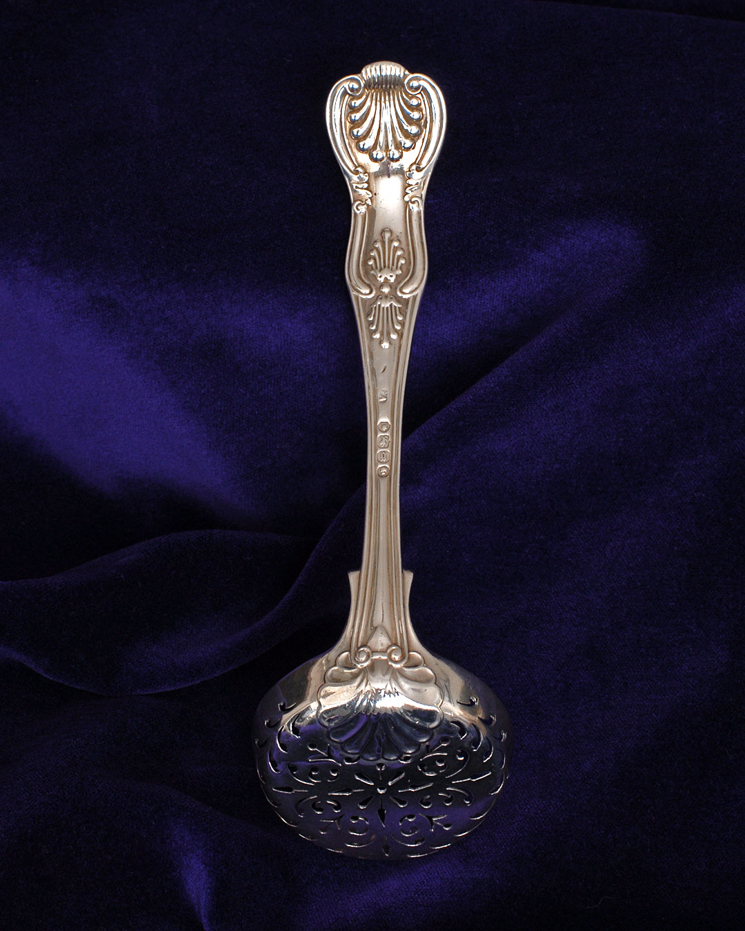 Sterling Silver Sugar Sifter George Adams London 1862 ANTIQUE