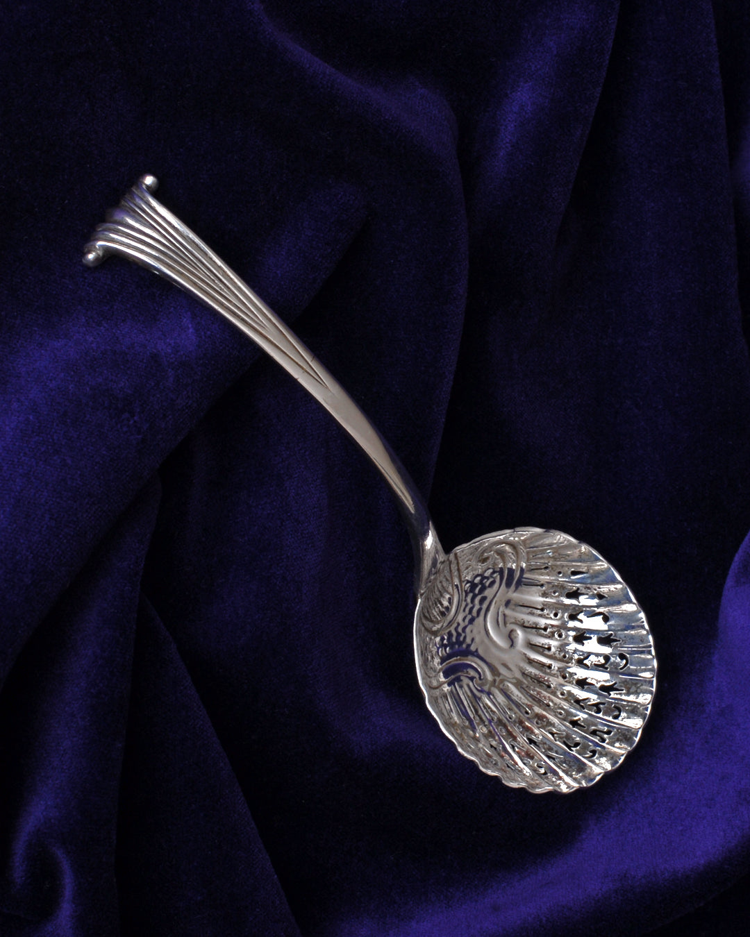 Sterling Silver Sugar Sifter Spoon Hester Bateman London 1776 ANTIQUE