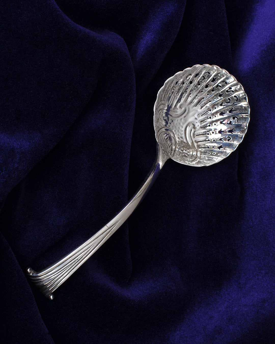 Sterling Silver Sugar Sifter Spoon Hester Bateman London 1776 ANTIQUE