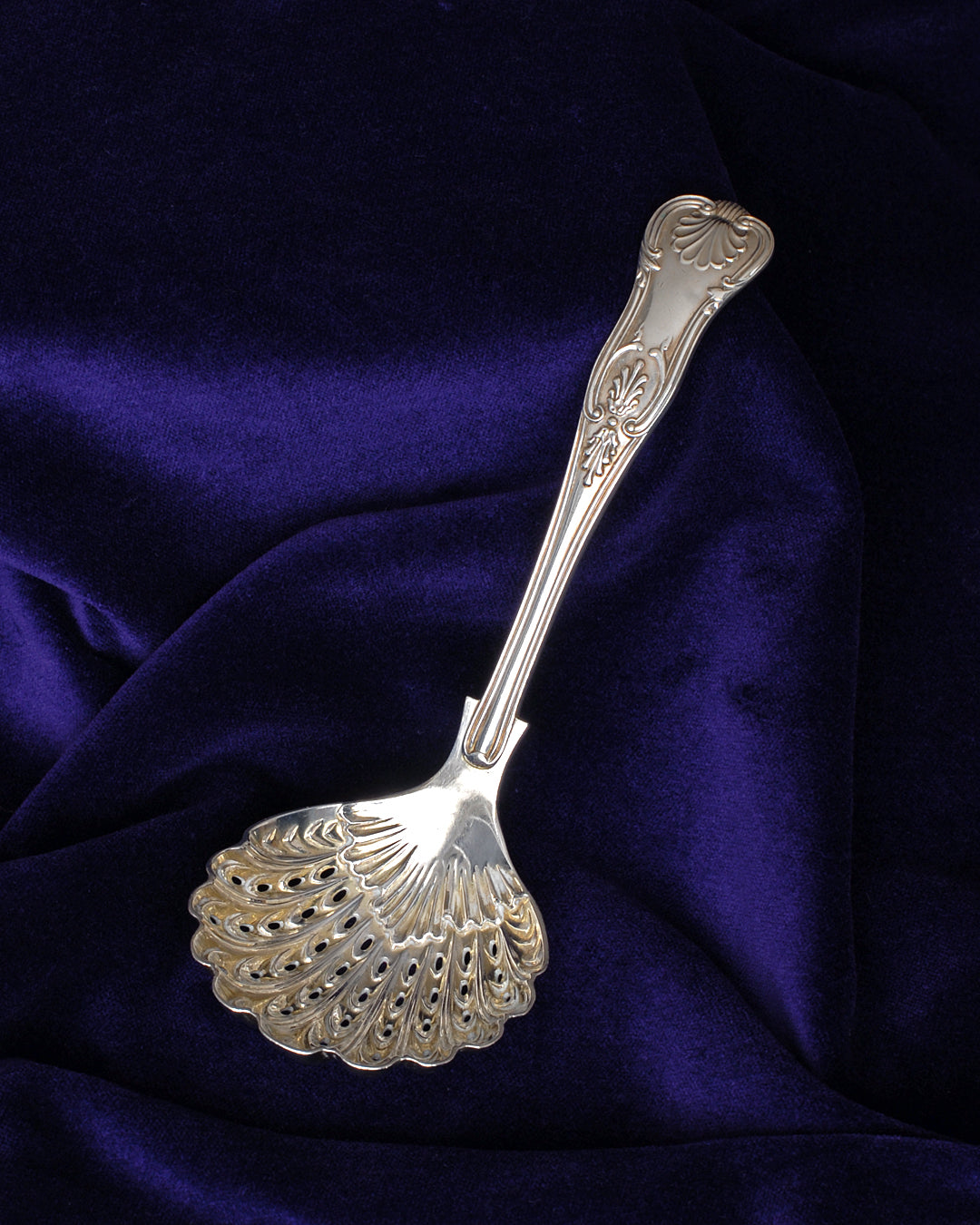 Sterling Silver Sugar Sifter Spoon Joseph Rodgers Sheffield 1906 ANTIQUE
