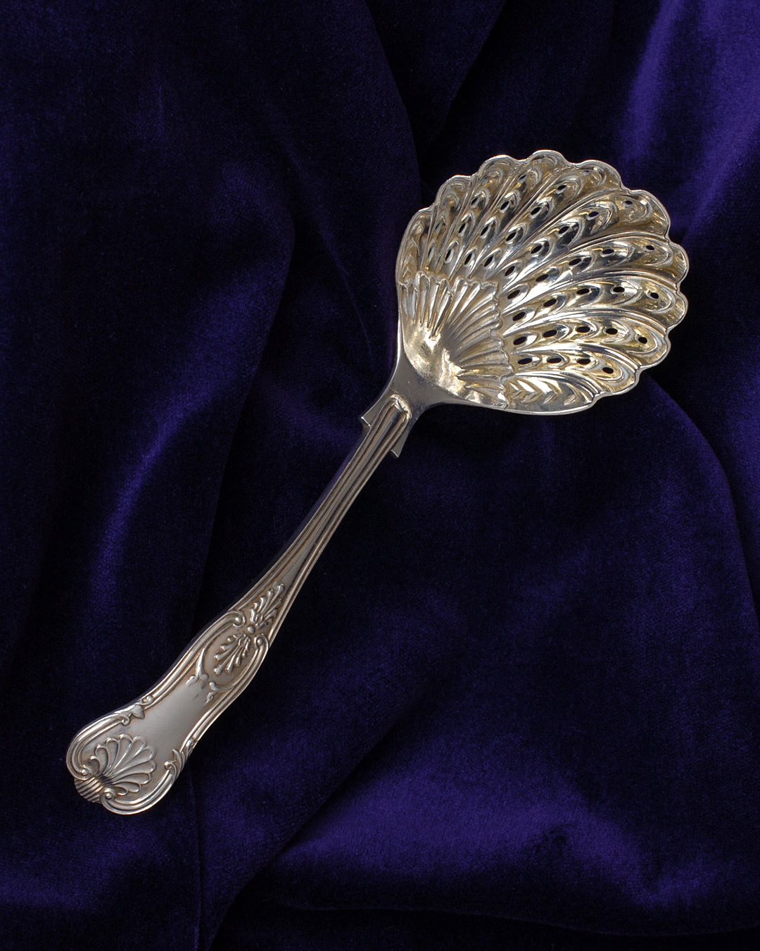 Sterling Silver Sugar Sifter Spoon Joseph Rodgers Sheffield 1906 ANTIQUE
