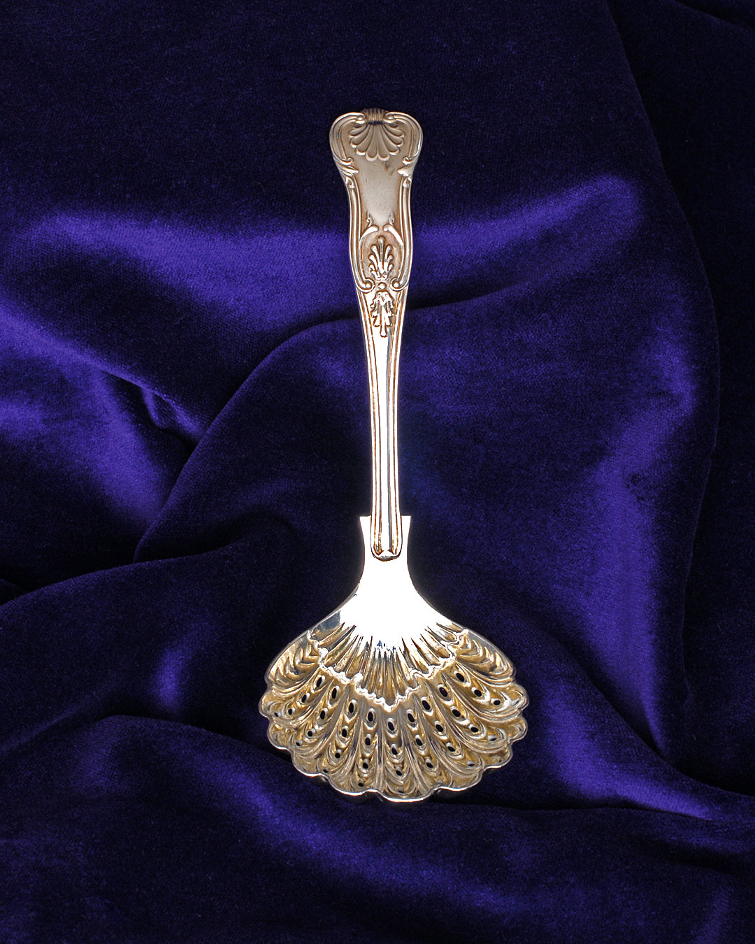 Sterling Silver Sugar Sifter Spoon Joseph Rodgers Sheffield 1906 ANTIQUE
