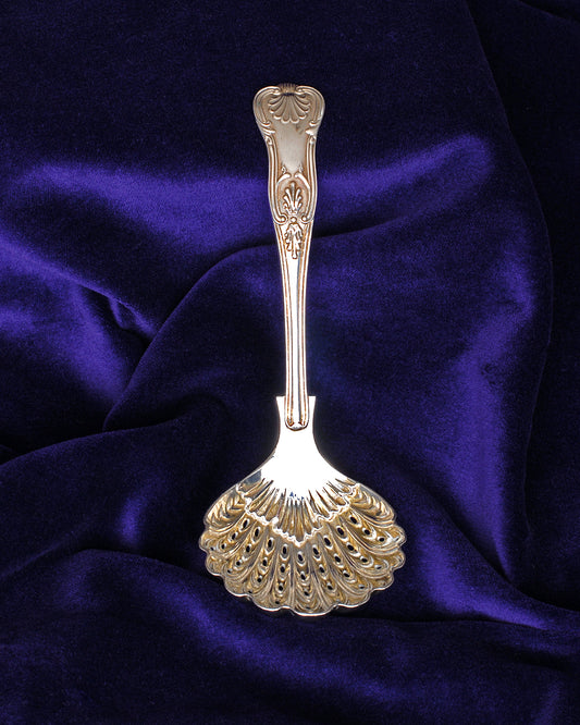 Sterling Silver Sugar Sifter Spoon Joseph Rodgers Sheffield 1906 ANTIQUE