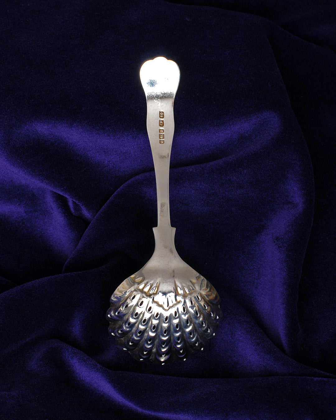 Sterling Silver Sugar Sifter Spoon Joseph Rodgers Sheffield 1906 ANTIQUE