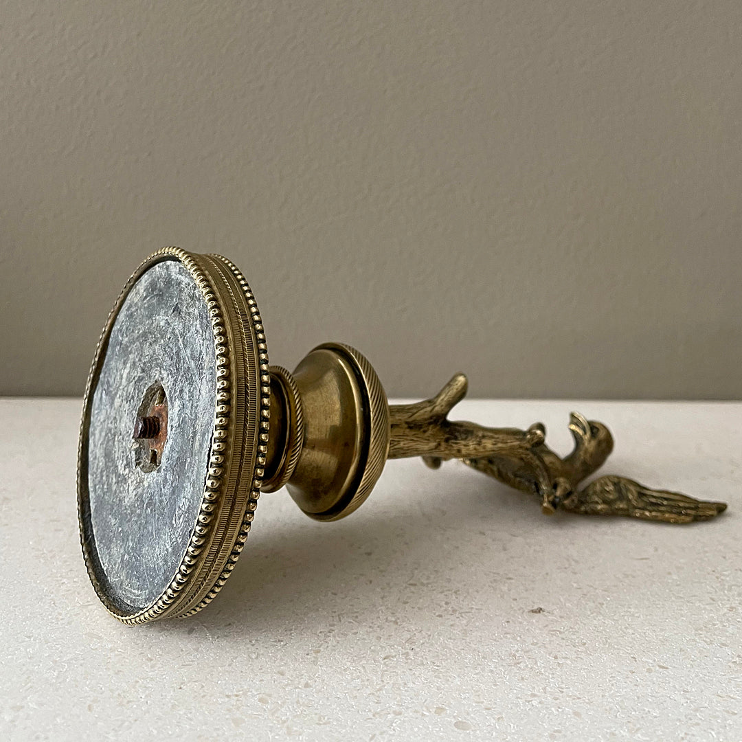 A Brass Eagle Paperweight On Gilded Bronze English Regency ANTIQUE