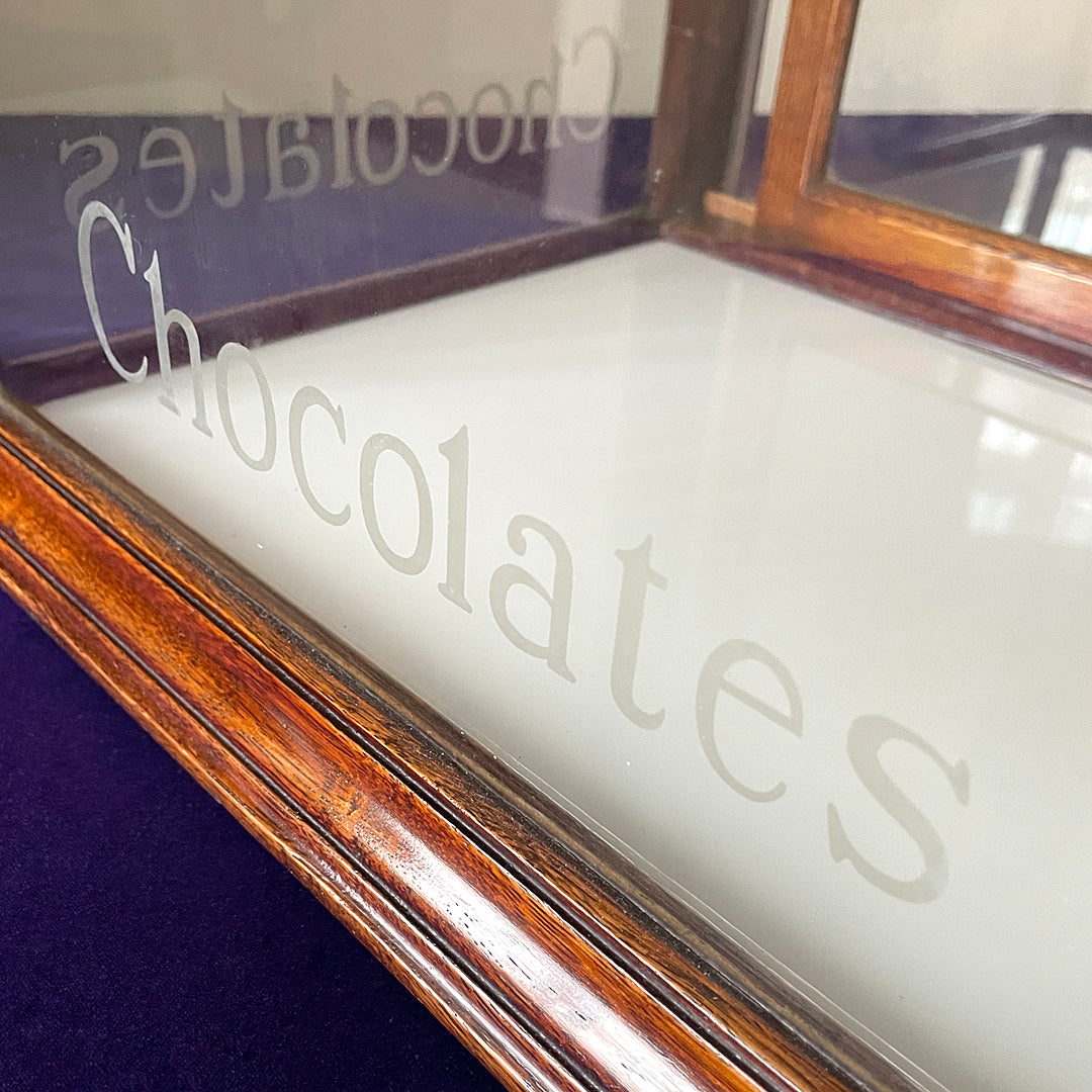 Cadbury's Chocolates Shop Counter Display Cabinet Edwardian (1901-1910) ANTIQUE