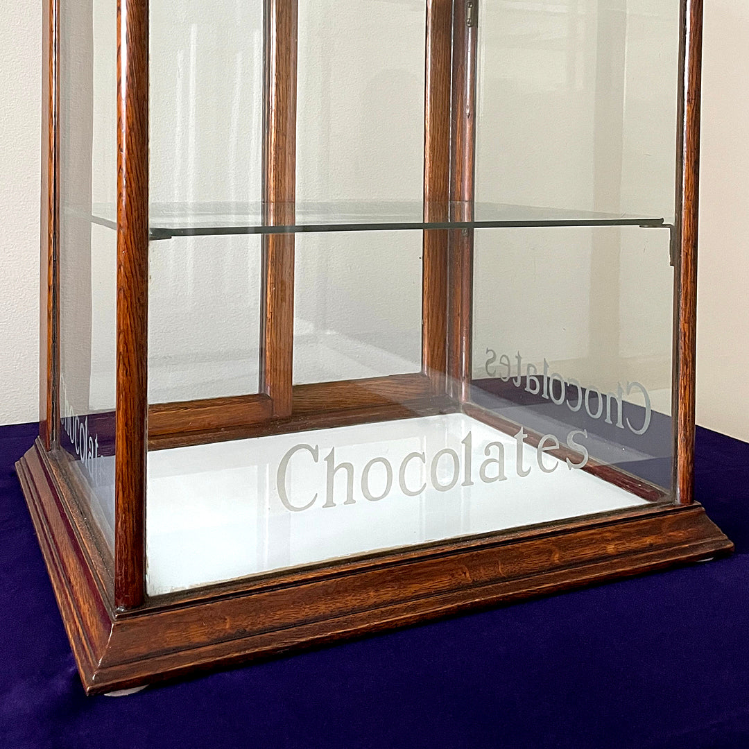 Cadbury's Chocolates Shop Counter Display Cabinet Edwardian (1901-1910) ANTIQUE