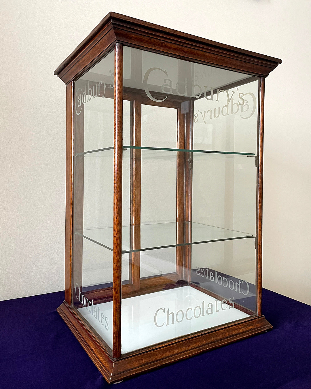 Cadbury's Chocolates Shop Counter Display Cabinet Edwardian (1901-1910) ANTIQUE