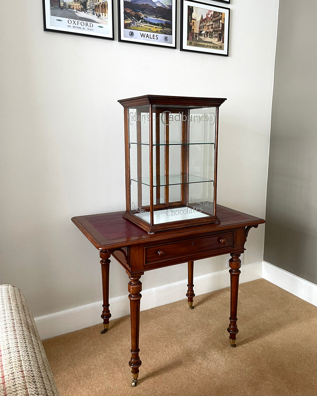 Cadbury's Chocolates Shop Counter Display Cabinet Edwardian (1901-1910) ANTIQUE