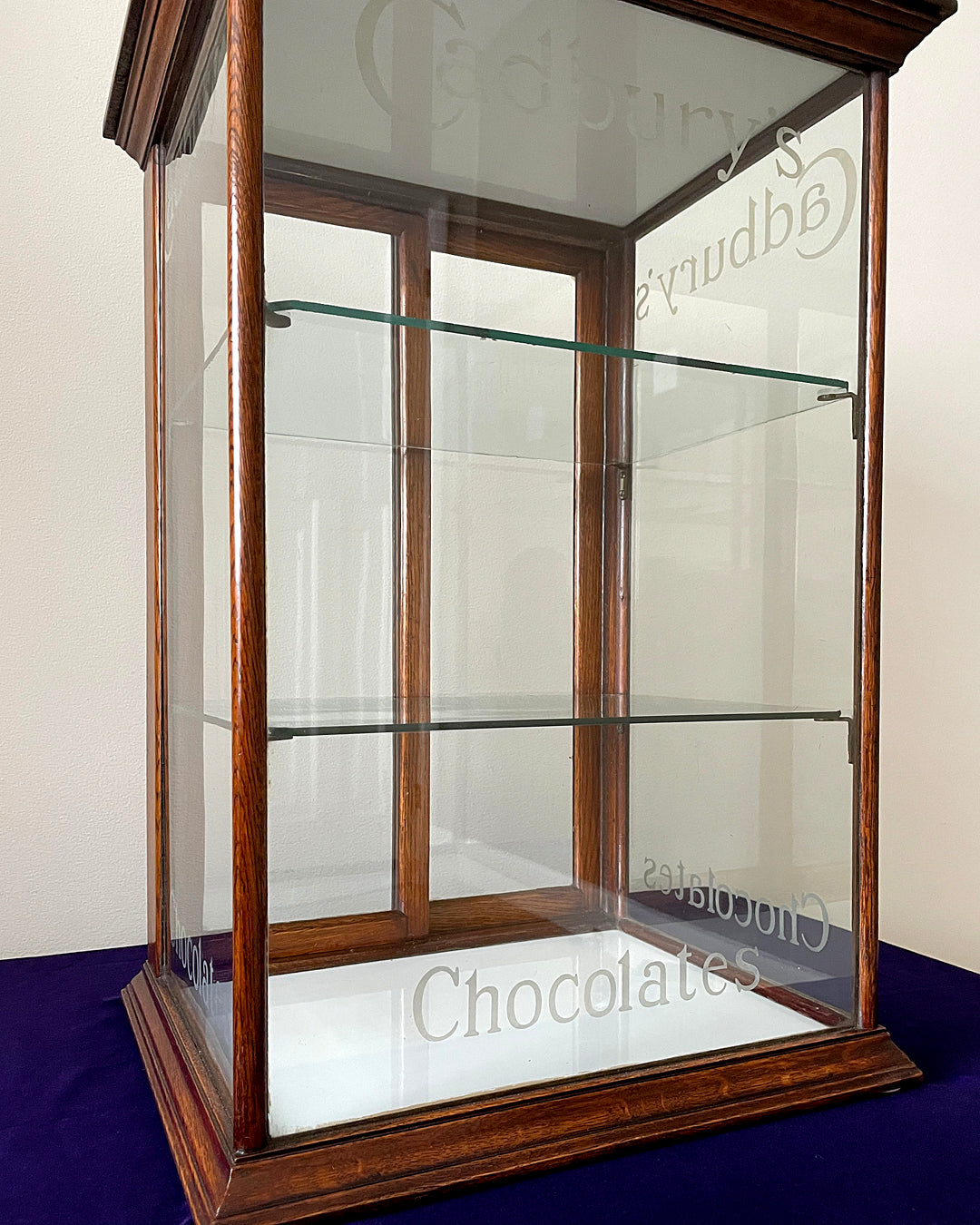 Cadbury's Chocolates Shop Counter Display Cabinet Edwardian (1901-1910) ANTIQUE