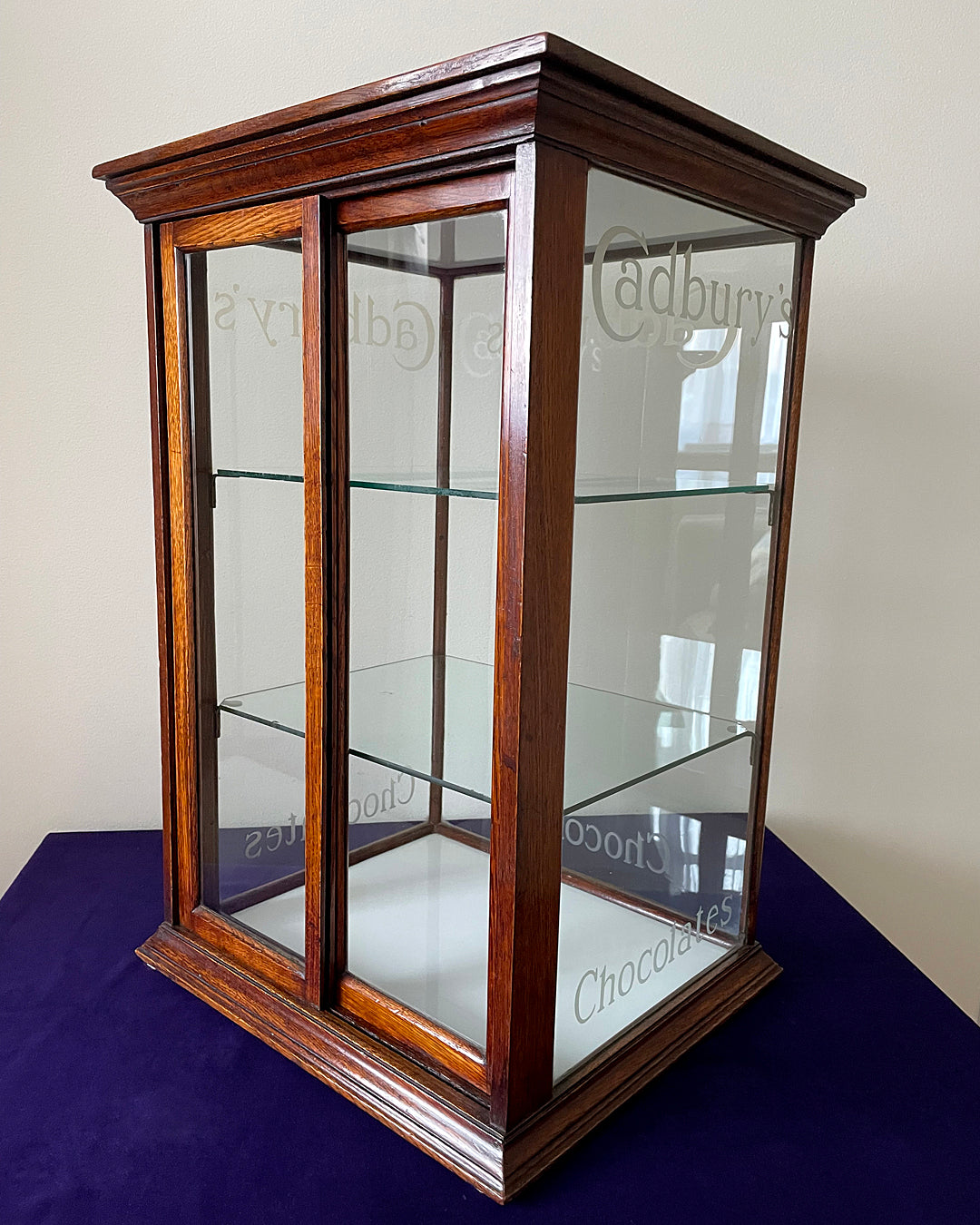 Cadbury's Chocolates Shop Counter Display Cabinet Edwardian (1901-1910) ANTIQUE