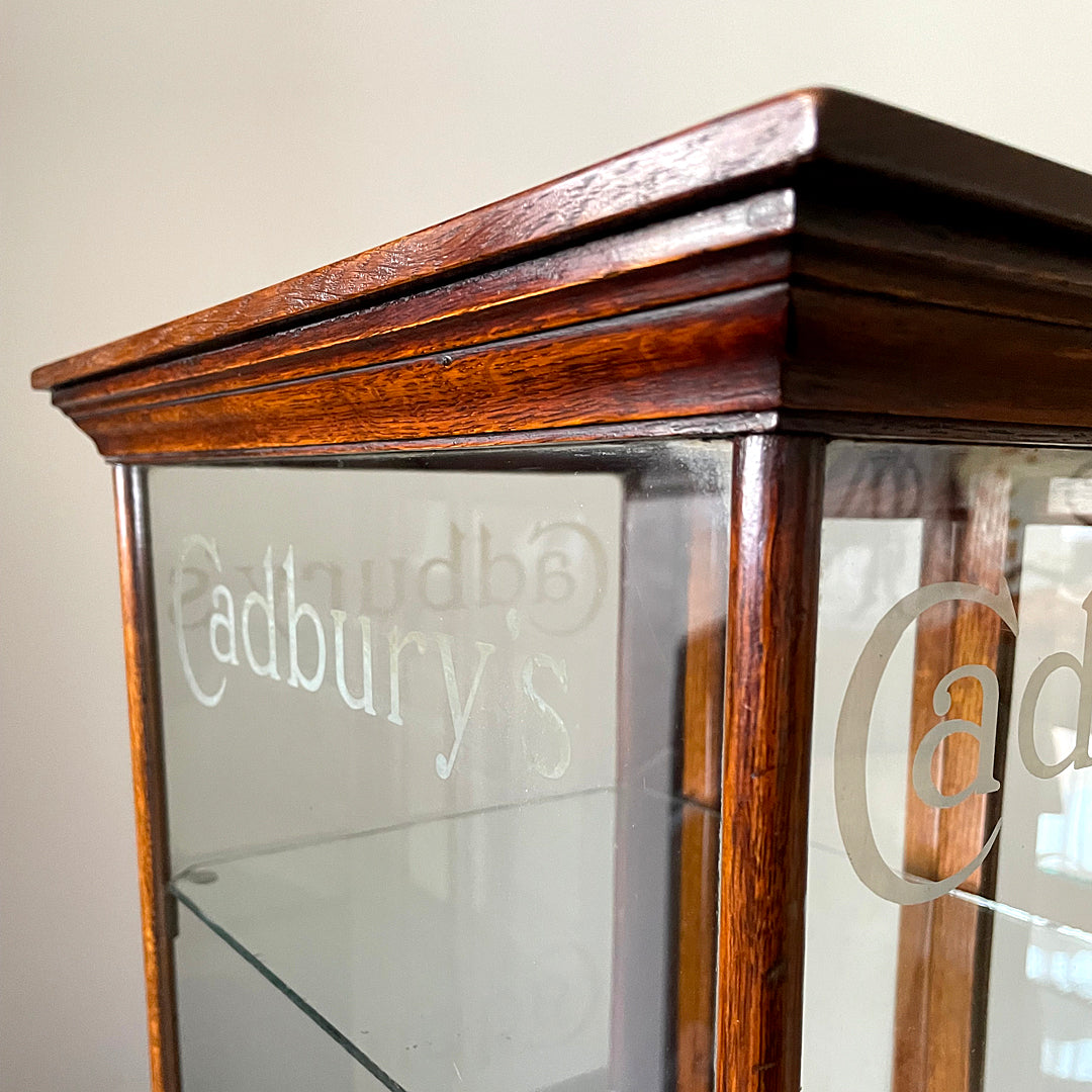 Cadbury's Chocolates Shop Counter Display Cabinet Edwardian (1901-1910) ANTIQUE