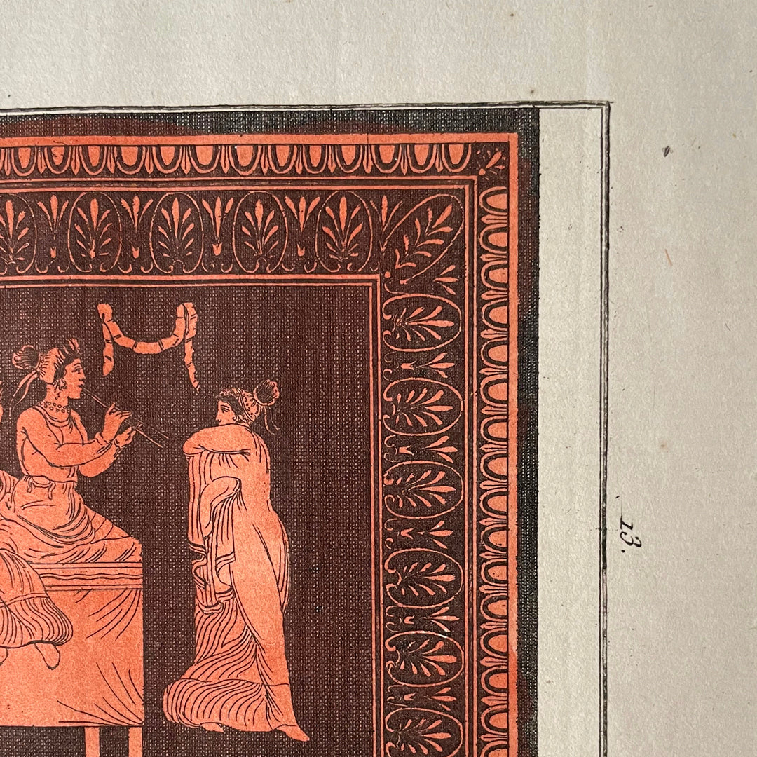 Engraving Feast Of Venus Plate 13 William Hamilton 1787 ANTIQUE