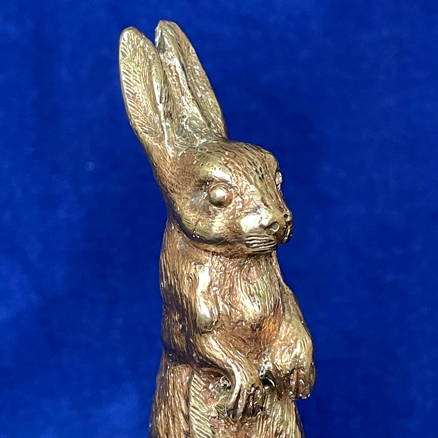 Alvis 12/50 Car Mascot Hare Standing On Turned Base 1920's ANTIQUE