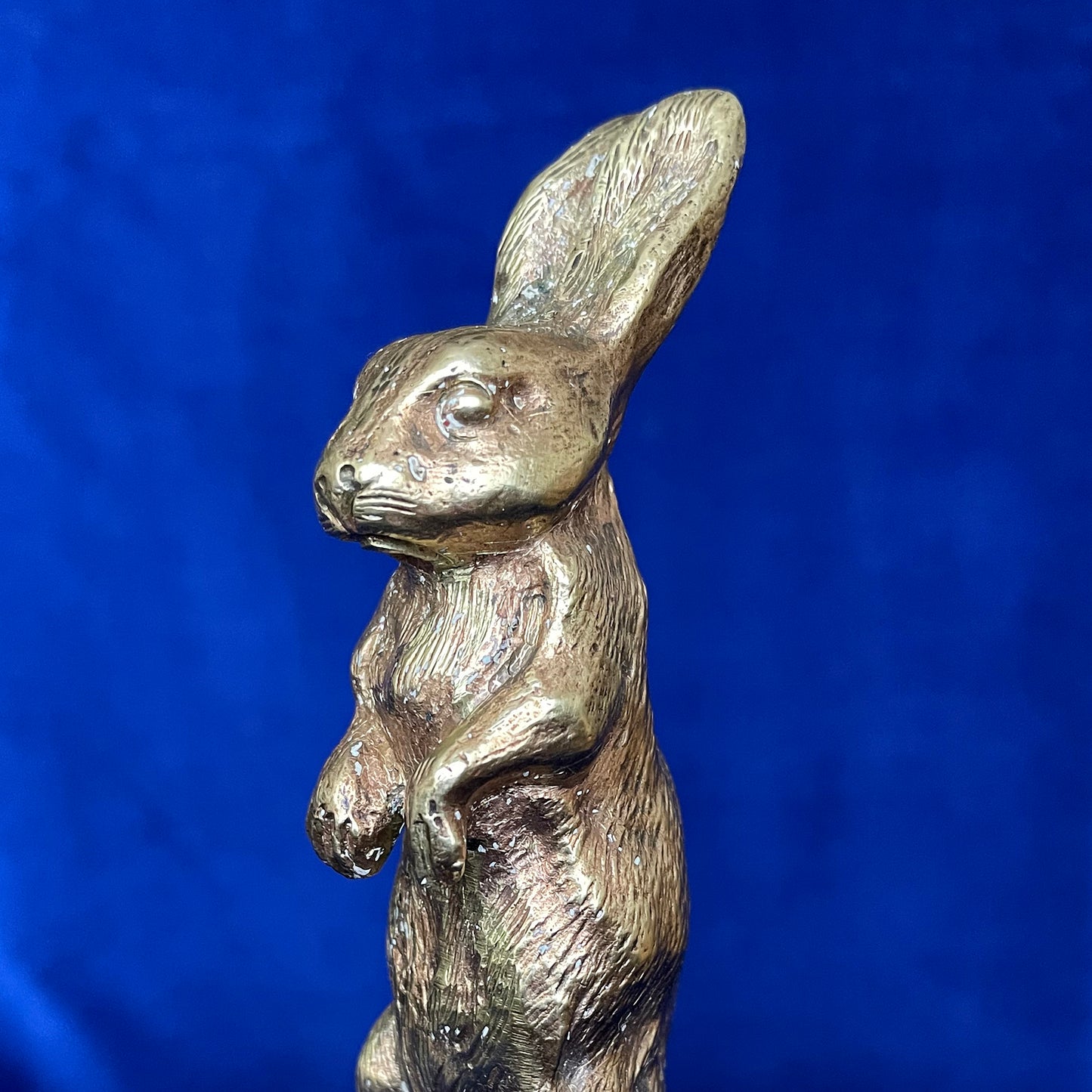 Alvis 12/50 Car Mascot Hare Standing On Turned Base 1920's ANTIQUE