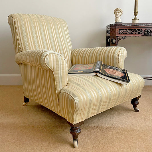 Country House Armchair In The Manner Of Howard & Sons 1930's VINTAGE