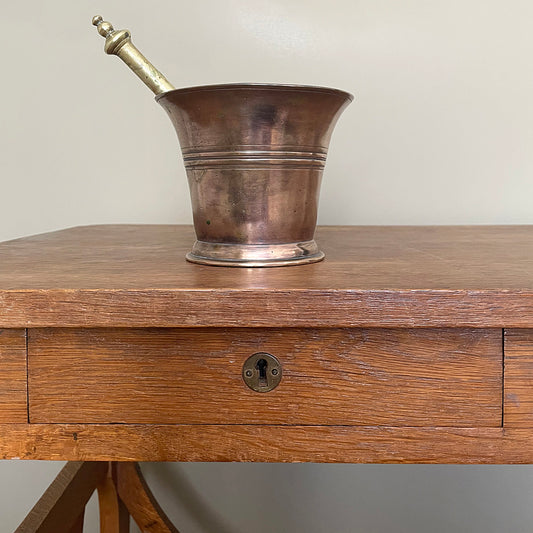 Georgian Bronze Pestle And Mortar c. 1780's ANTIQUES